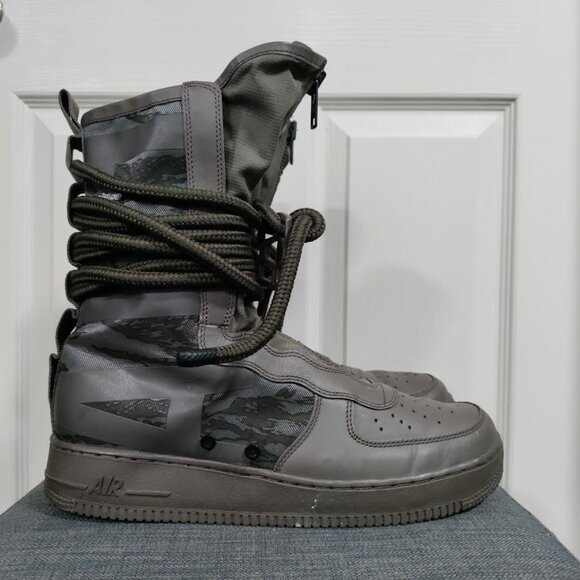 NIKE SF Air Force1 Hi Ridge Rock Tactical Outdoor Streetwear Sneakers Size 10.5 - Picture 3 of 9